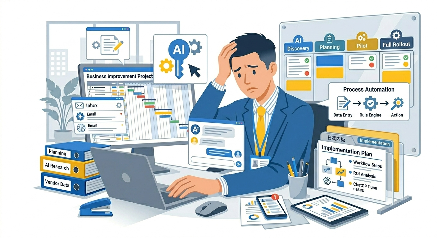 AIを導入したいが手が回らない